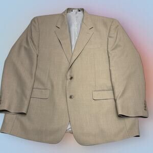CROFT & BARROW Men's 44R Tan Blazer